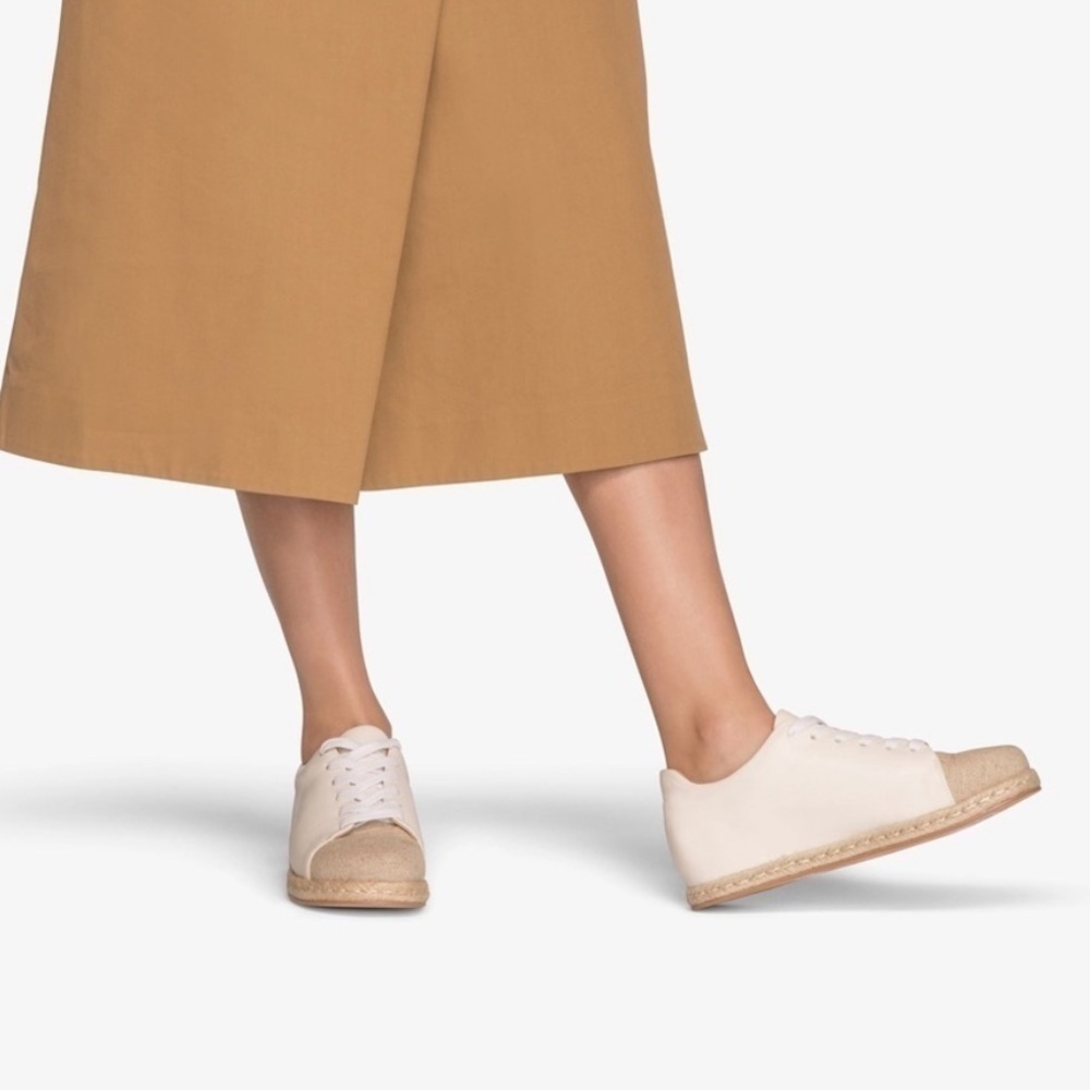 🌻NEW Matt & Nat Maia Tan Vegan Leather Espadrilles Casual Sneakers US Size 7